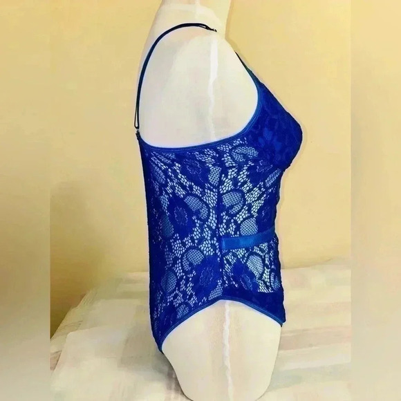 💥 Deep Blue  Sexy Lace Body / Shape-wear 💥 - Picture 3 of 4